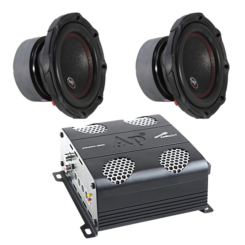 Audiopipe 8″ BDC3 Subwoofer Combo 250W RMS w/ 800W 1 Ohm Monoblock Amplifier