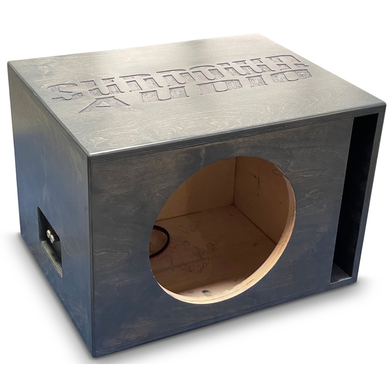 Birch Single 12″ (24mm all around) Ported enclosure 2.5^3 tuned to 31hz