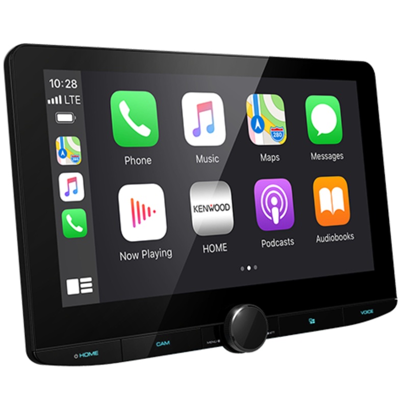 Kenwood 10.1″ Floating Panel Digital Media Receiver W/ CarPlay & Android Auto