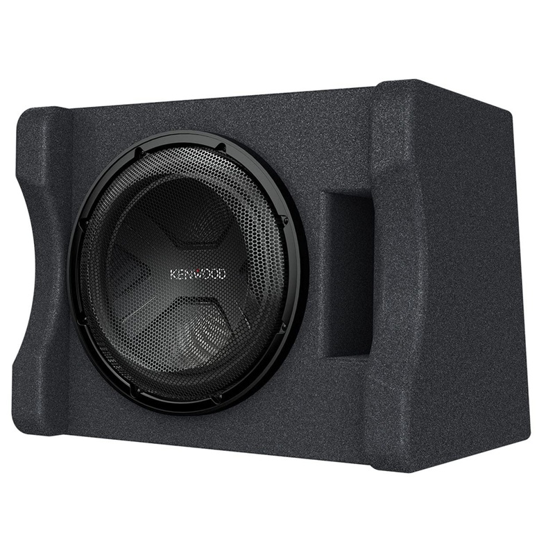 Kenwood 12″ Loaded Single Vented 300W 4 Ohm Subwoofer Enclosure P-W3041S