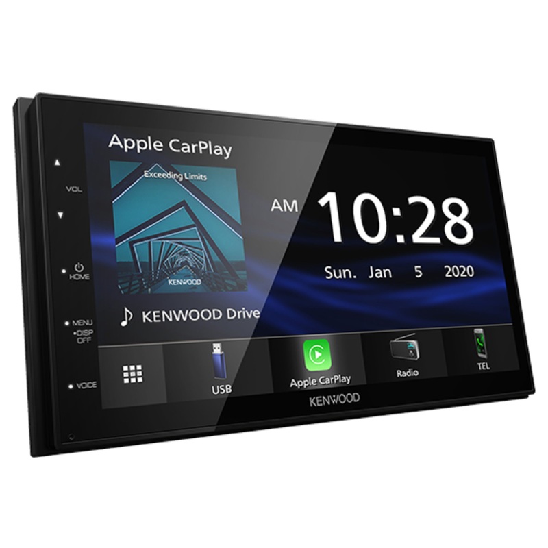 Kenwood 6.8″ Shallow Chassis Multimedia Receiver CarPlay/Android Auto DMX4707S