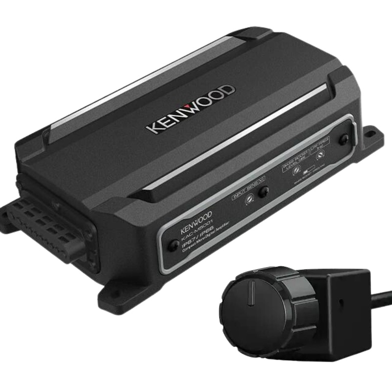 Kenwood Class D Compact Mono Block Digital Marine Amplifier 600 Watts 2 Ohm