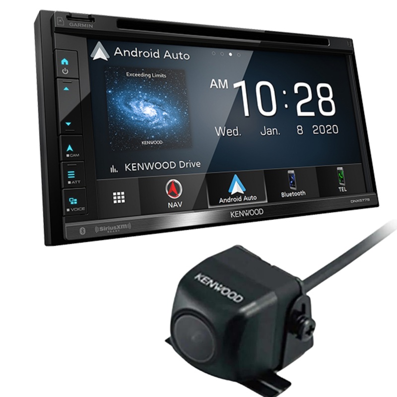 Kenwood DNX577S GPS Navigation System 6.8″ w/ Universal Rear View Camera