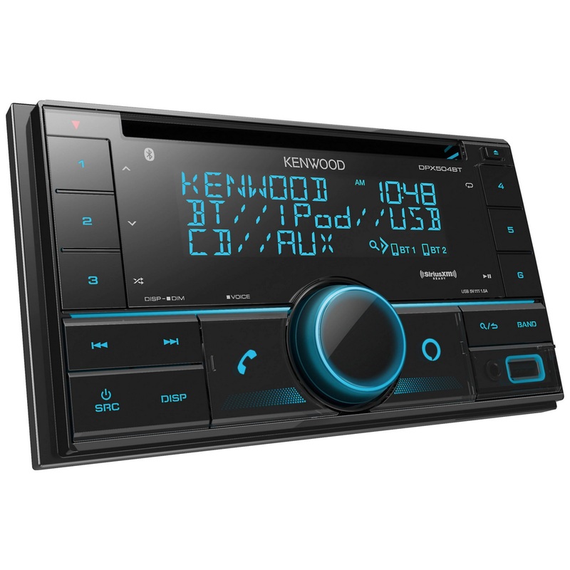 Kenwood Double DIN in-Dash CD Receiver with Bluetooth DPX504BT
