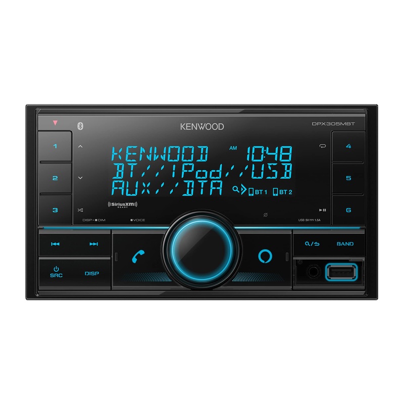 Kenwood Double DIN in-Dash Digital Media Receiver with Bluetooth DPX305MBT