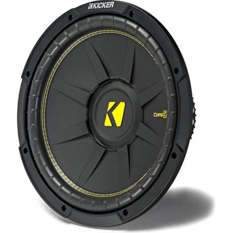 Kicker CompC Series 12″ Dual 4 Ohm Voice Coil Car Subwoofer 600W Peak 44CWCD124
