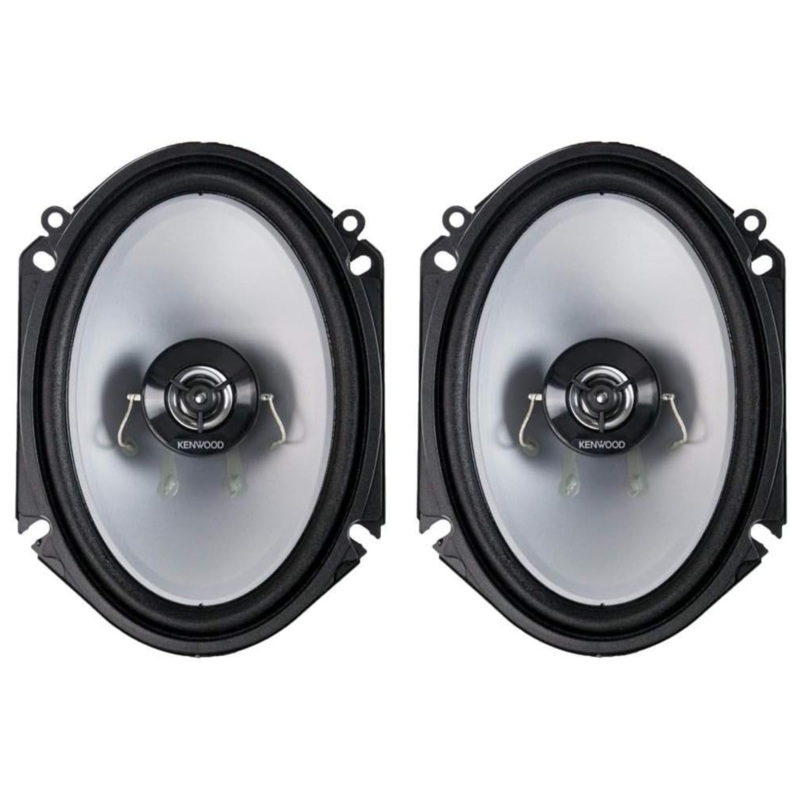 Pair Kenwood 6 x 8 inch 2-Way 30-Watt Car Stereo Speakers