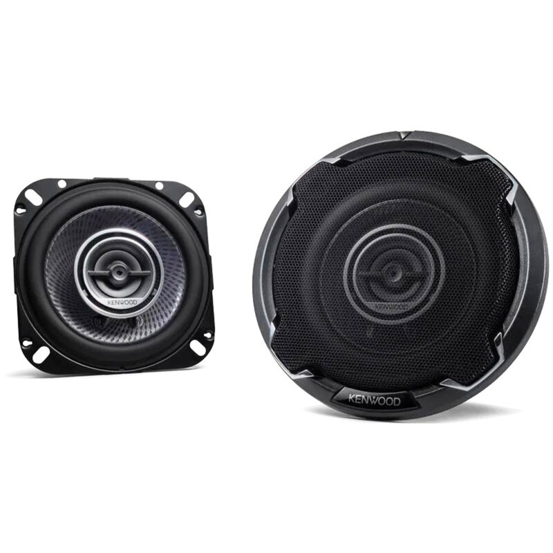 Pair of Kenwood 4″ Round 2-Way vehicle speakers 50 Watts KFC-1096PS