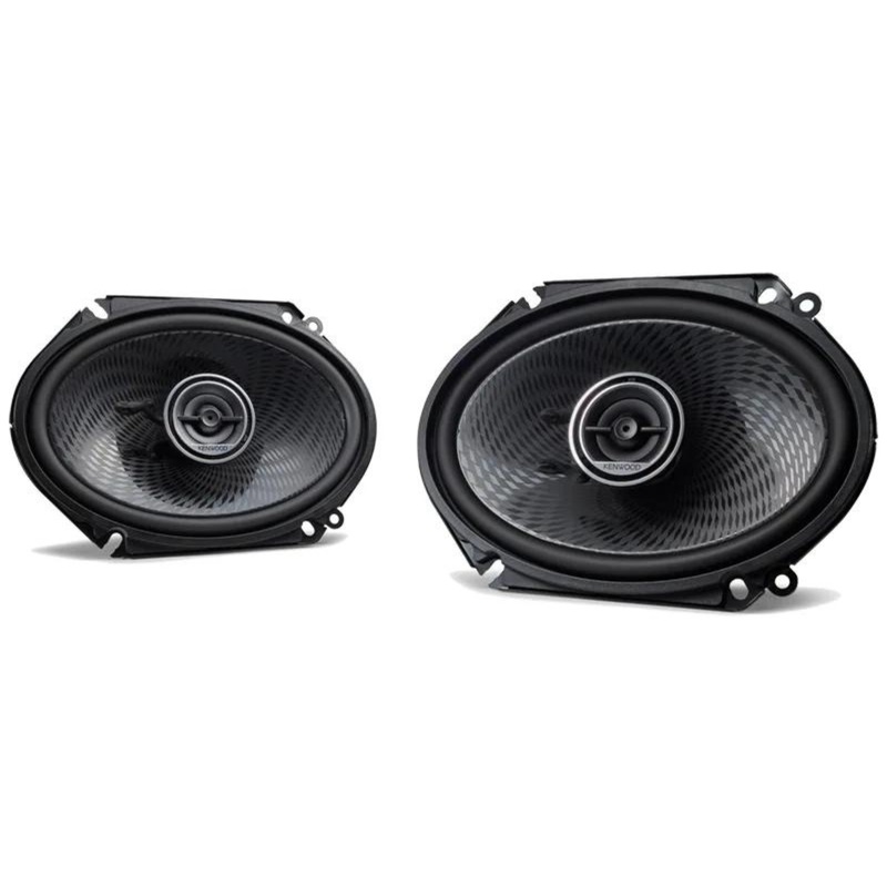 Pair of Kenwood 6×8″ Custom Fit 2-way 80W RMS Performance Series Speaker System