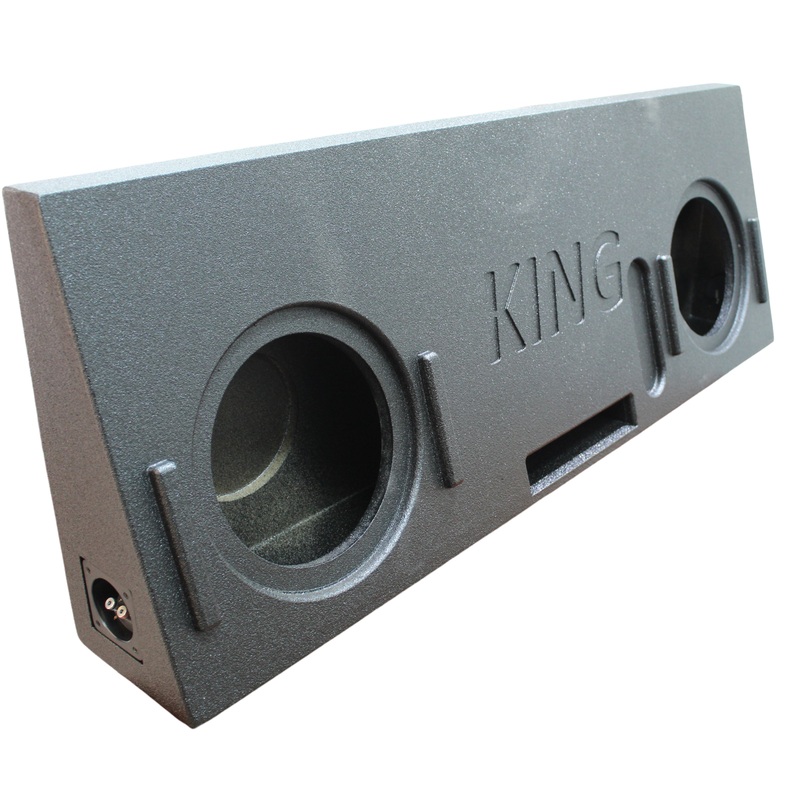 King Boxes 10″ Dual Behind-the-Seat Ported Speaker Box for ’14-’19 Tundra Crew Max AK-TY14-10
