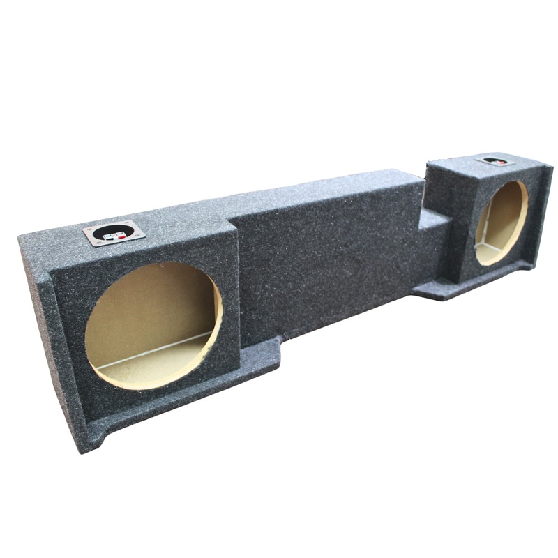 King Boxes 10″ Dual DF Sealed Carpet Box for ’04-’08 F150 Crew Cab AFORD15-10