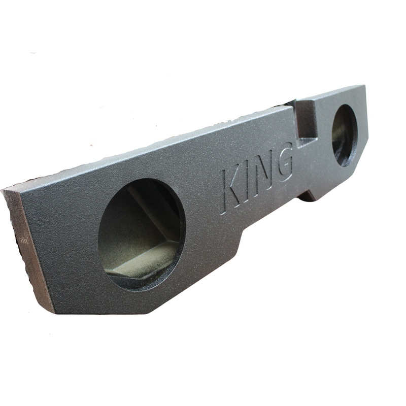 King Boxes 10″ Dual Upfire Sealed Speaker Box for ’02-’18 Ram Quad Cab AK-DG2-10