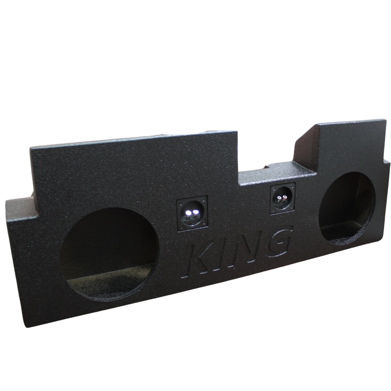 King Boxes 10″ Dual Upfire Sealed Speaker Box for ’19-Up Gladiator AK-JEGL-10