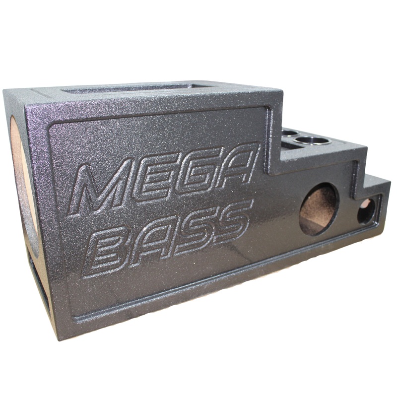 King Boxes 12″ Center Console Vented Woofer Cutout w/ (2) 6.5″ &(2) 3.5″ Cutouts