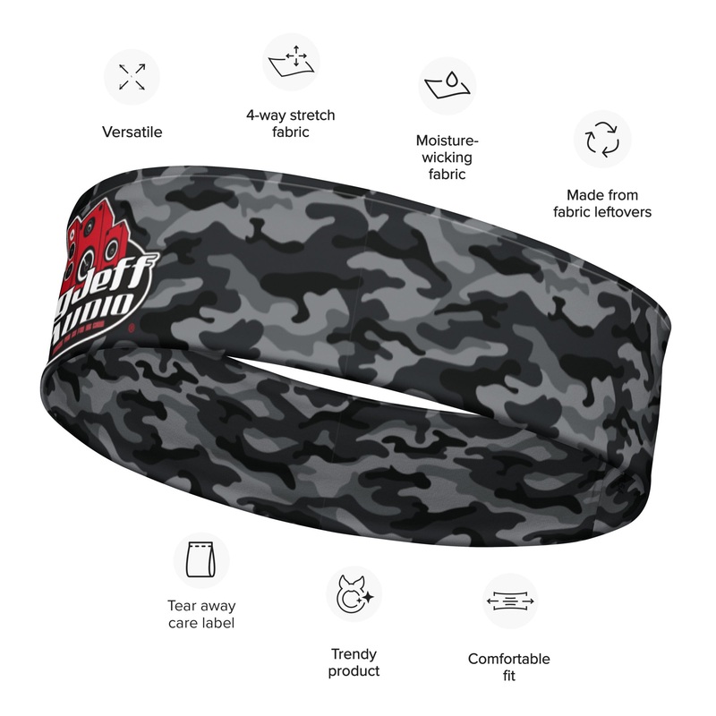Official Big Jeff Audio Camo / Speaker Logo Headband M