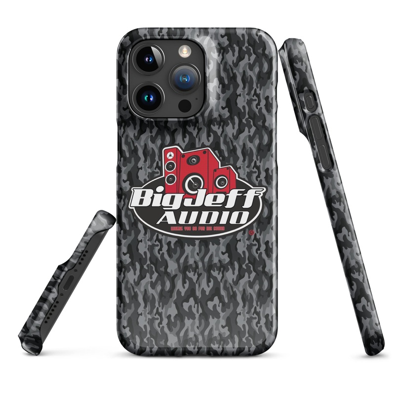Official Big Jeff Audio Glossy/Matte Camo iPhone Case Glossy iPhone 11