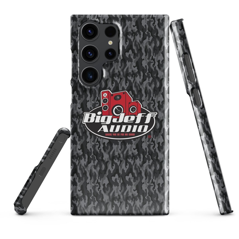 Official Big Jeff Audio Glossy/Matte Camo Samsung Phone Case Glossy Samsung Galaxy S10