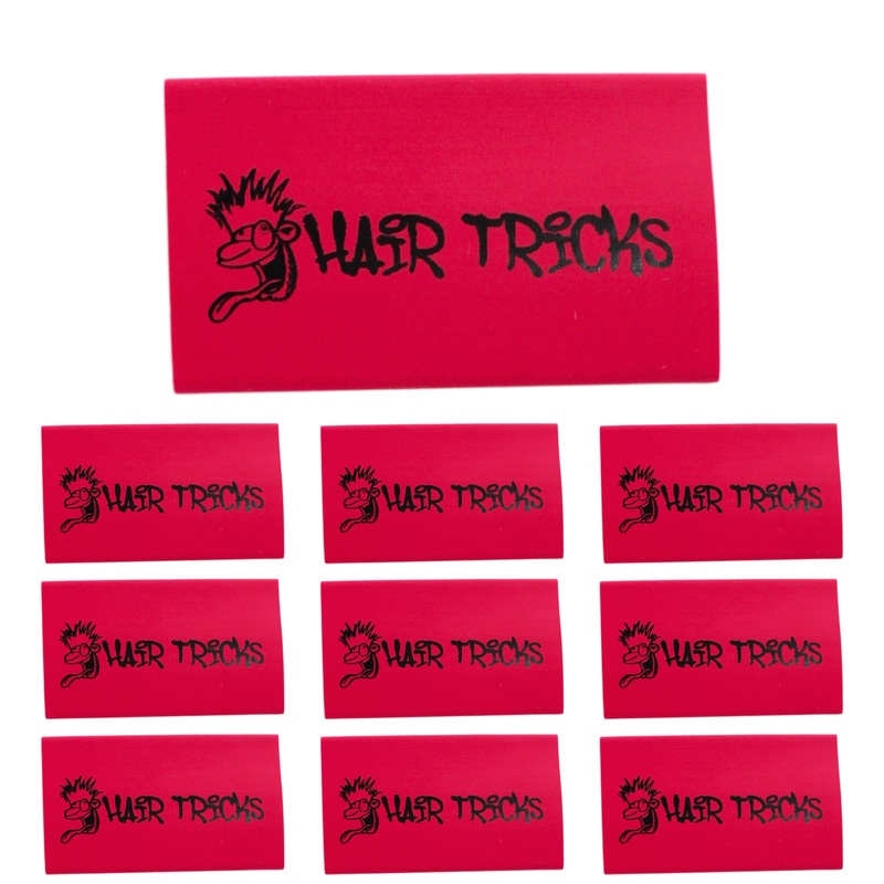 Official Big Jeff Audio HAIR TRICKS Heat Shrink 0 Gauge 10 Pack Red
