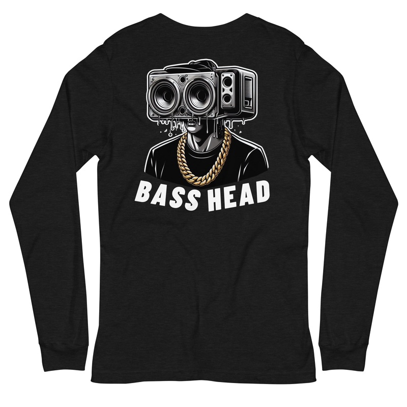 Official Big Jeff Audio Long Sleeve Drippy BASSHEAD Tee XS