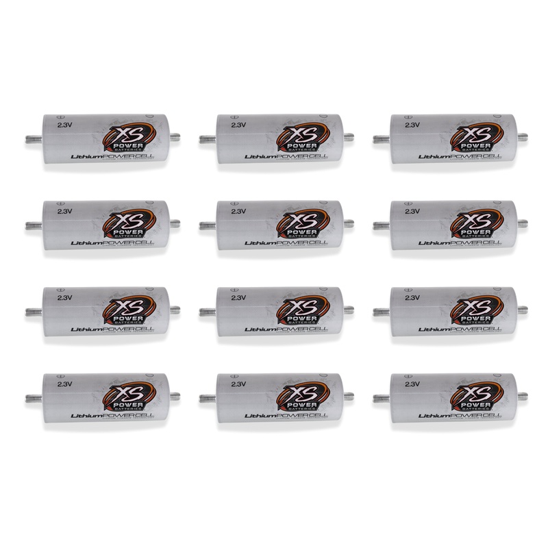 XS Power 12 Pack Kit 45 AH Lithium Cell Bank 2.3v Lithium Titanate Oxide (LTO) 12 Cells only