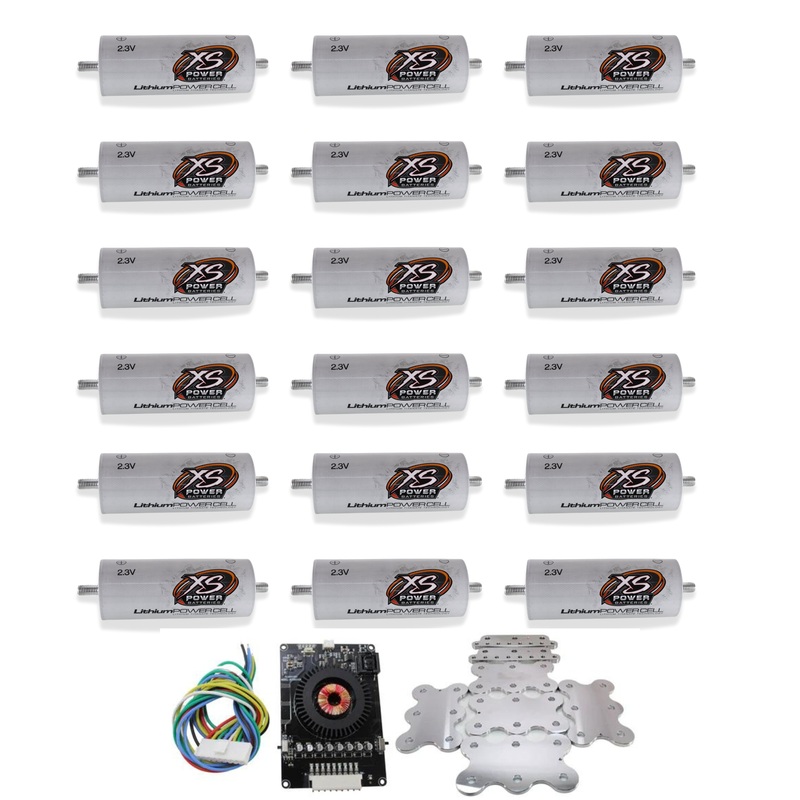 XS Power 18 Pack Kit 45 AH Lithium Cell Bank 2.3v Lithium Titanate Oxide (LTO) 18 Cells only