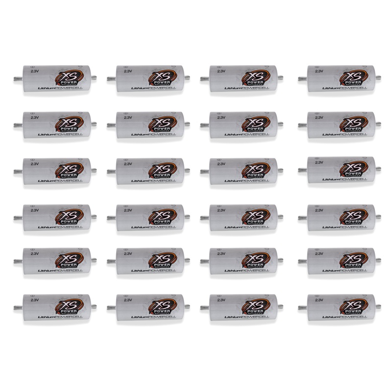 XS Power 24 Pack Kit 45 AH Lithium Cell Bank 2.3v Lithium Titanate Oxide (LTO) 24 Cells only