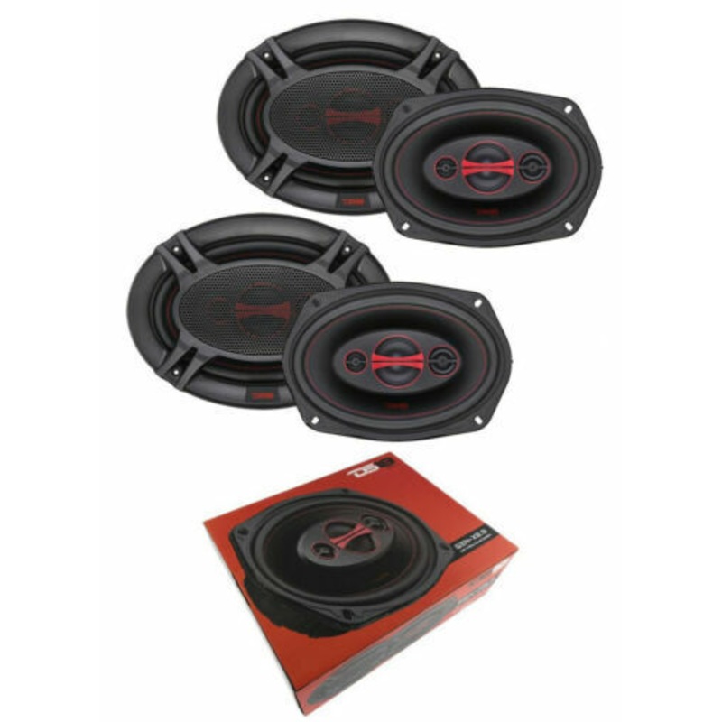 4x DS18 6 x 9″ 4-way Car Door Speakers 720 Watts 4 Ohm Coaxial Speaker GEN-X6.9