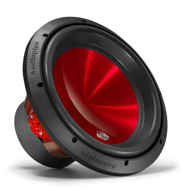 Audiopipe Eye Candy Red 12 Inch 800 Watts Dual 4 Ohms Subwoofer TXX-APD-12RD