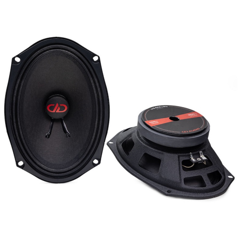 DD Audio Digital Designs 6×9″ 300W 4-Ohm Midrange Speakers VO-M6X9B-S4