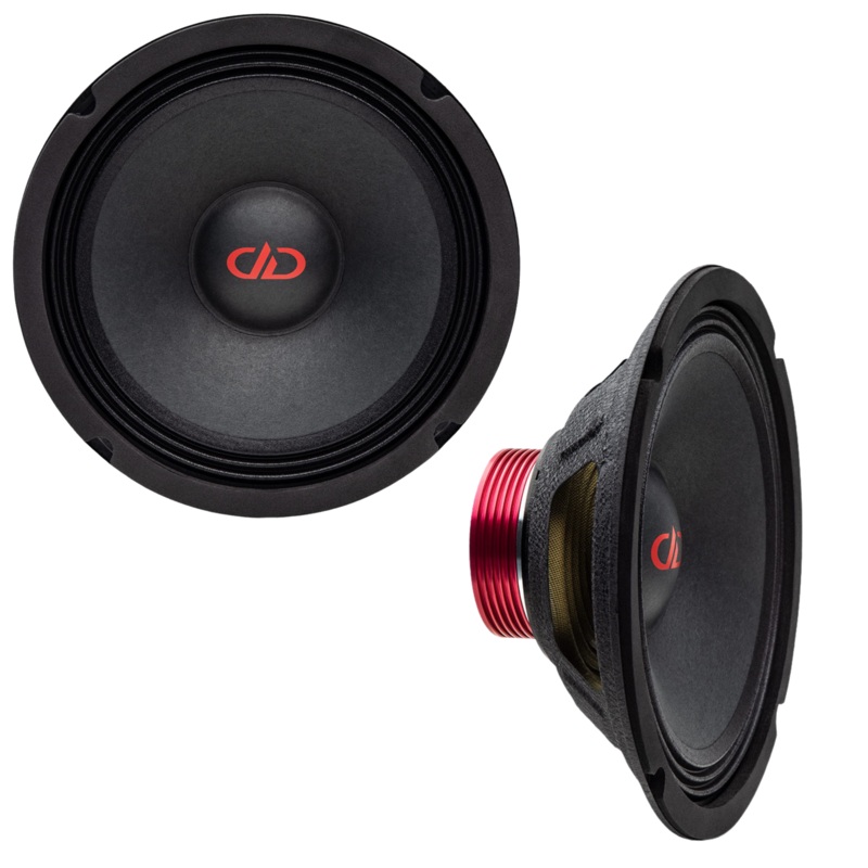 DD Audio Pair of 8″ 300 Watt Peak 4 Ohm PA Midrange Neo Speakers VO-MN8