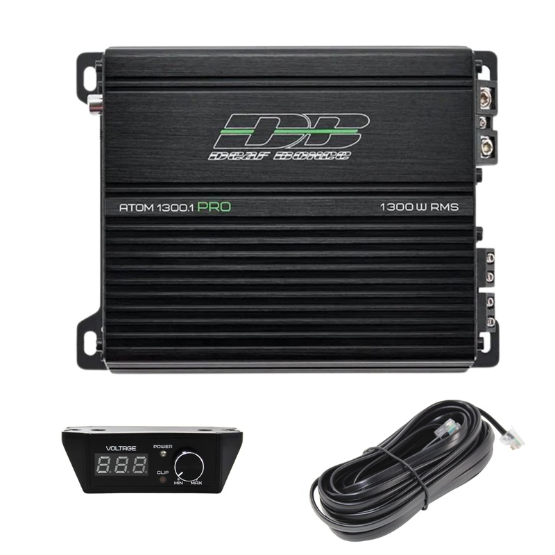 Deaf Bonce Apocalypse 1300W 1 ohm Class D Monoblock Amplifier ATOM-1300.1-PRO