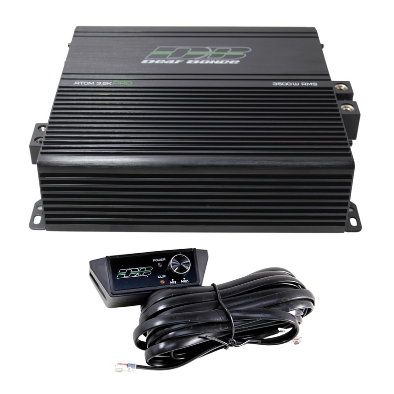 Deaf Bonce APOCALYPSE 3500W 1-Ohm Class-D Monoblock Amplifier / ATOM-3.5K-PRO