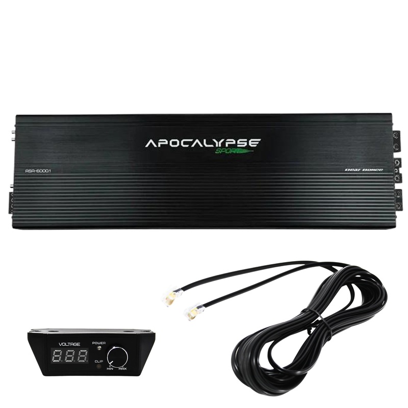 Deaf Bonce Apocalypse 6000 Watts 1 ohm Class D Monoblock Amplifier ASA-6000.1