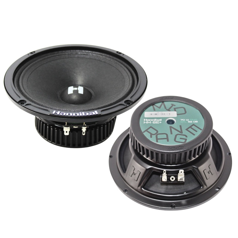 Deaf Bonce Hannibal Pair of 6.5″ 4 ohm 140 Watts Max Mid Range Speakers