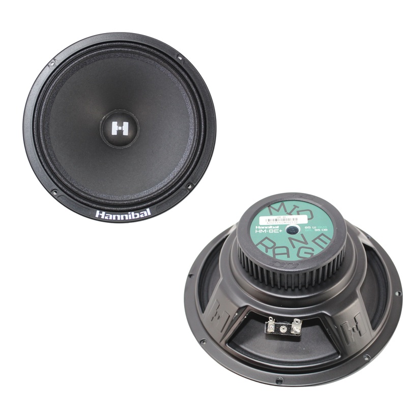 Deaf Bonce Hannibal Pair of 8″ 4 ohm 170 Watts Max Mid Range Speakers