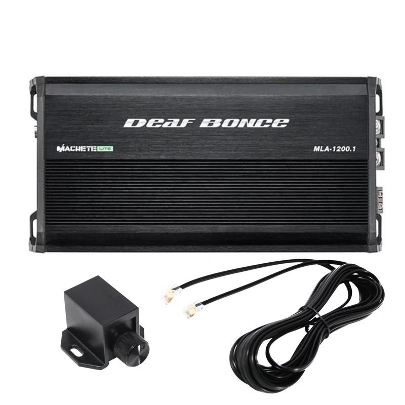 Deaf Bonce Machete 1200W 1 ohm RMS Class D Monoblock Power Amplifier MLA-1200.1