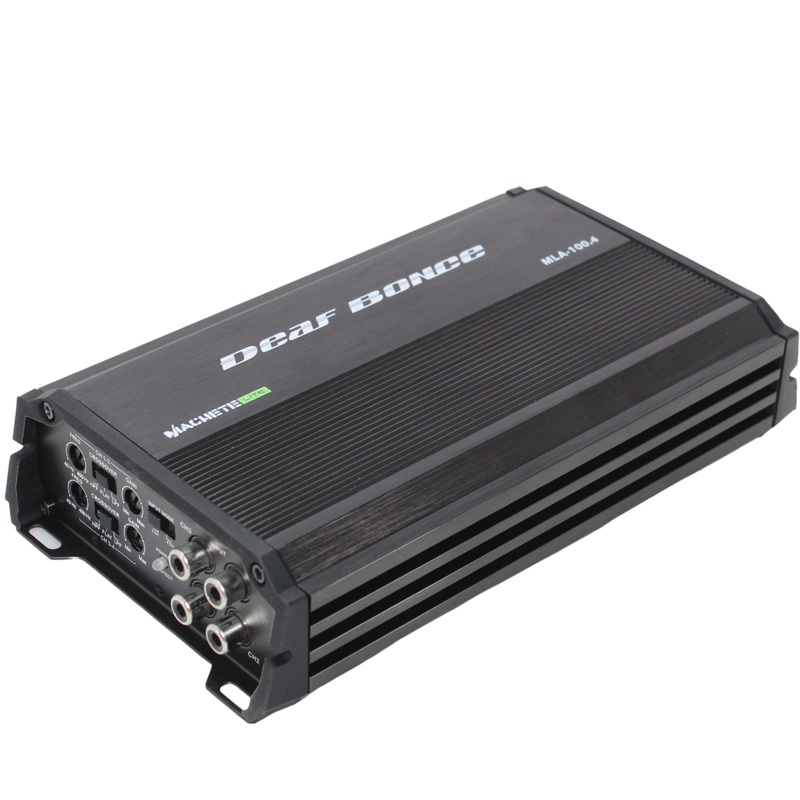 Deaf Bonce Machete 600W 2 ohm RMS Class D 4 Channel Power Amplifier MLA-100.4