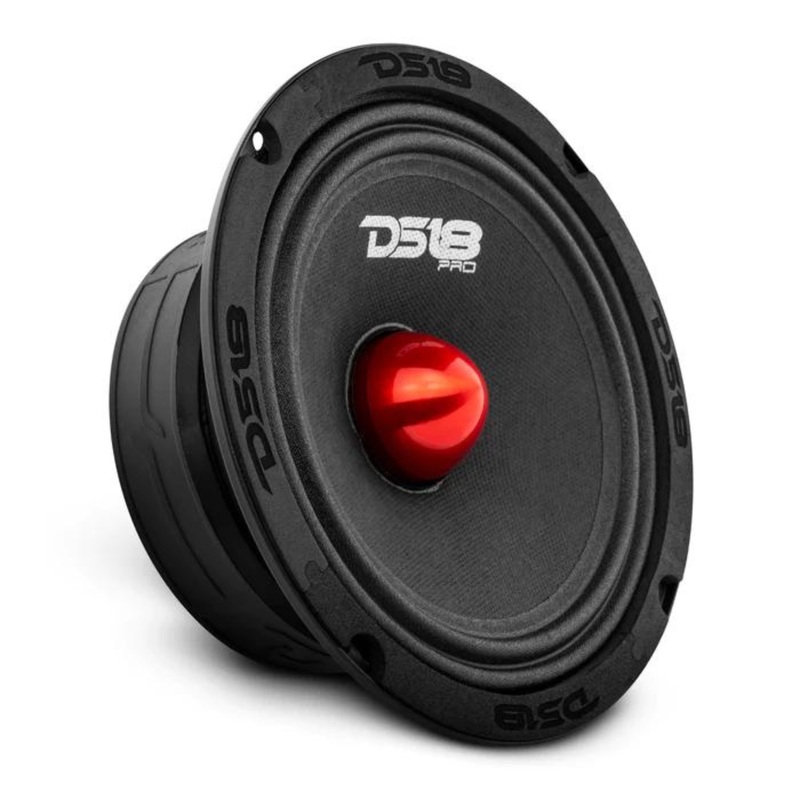 DS18 6.5″ Mid Range 8 Ohm 480 Watts Loud Speaker With Aluminum Bullet PRO-GM6B