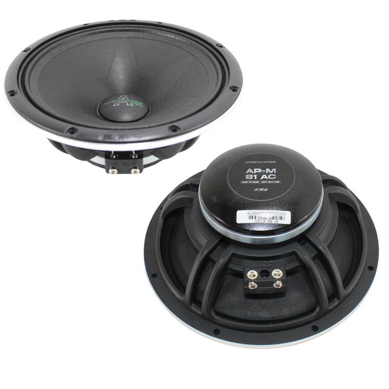Deaf Bonce Apocalypse Pair of 8″ 4-ohm 300W RMS Midrange Speakers AP-M81AC-NEO