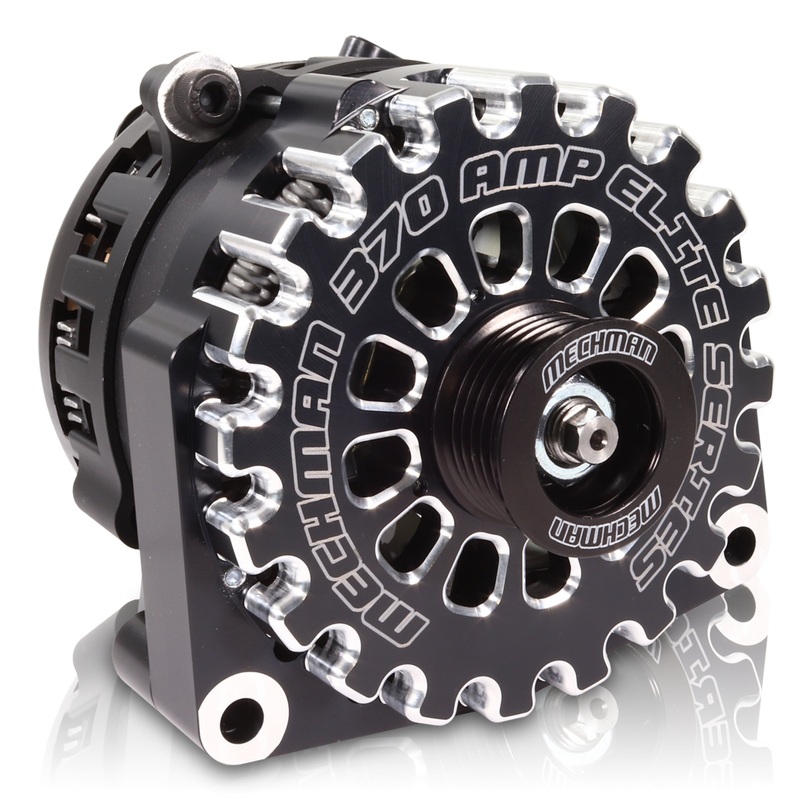 Mechman E-Series 370 Amp Black Alternator For 1996 – 2004 GM 5.7L Truck