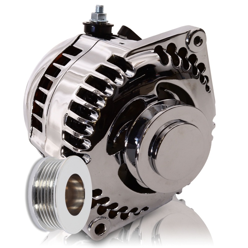 Mechman S-Series 170 Amp Racing Alternator 63 – 85 GM Polished Finish 7127170C