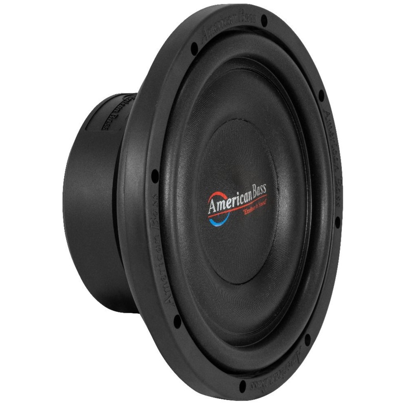 American Bass 12″ Shallow Mount Subwoofer Black SVC 600-Watt 4 Ohm SL-124