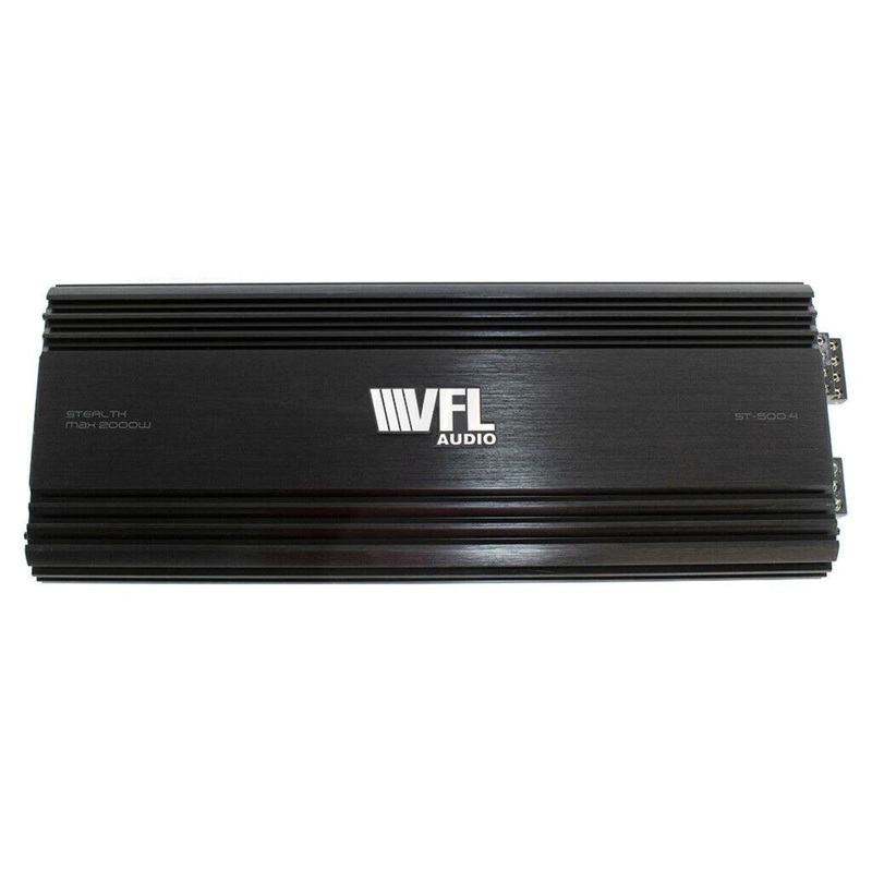 American Bass 4 Channel Class AB Amplifier Max 2000W Pro Audio STEALTH500.4