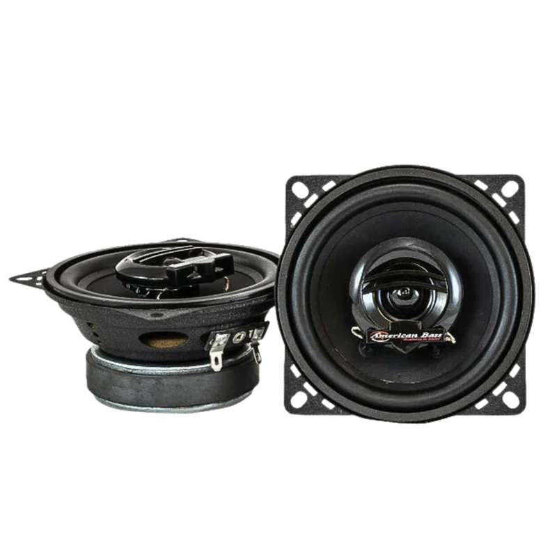 American Bass 4″Pair of Symphony Series Coaxial 90 Watts Max Coaxial Speakers