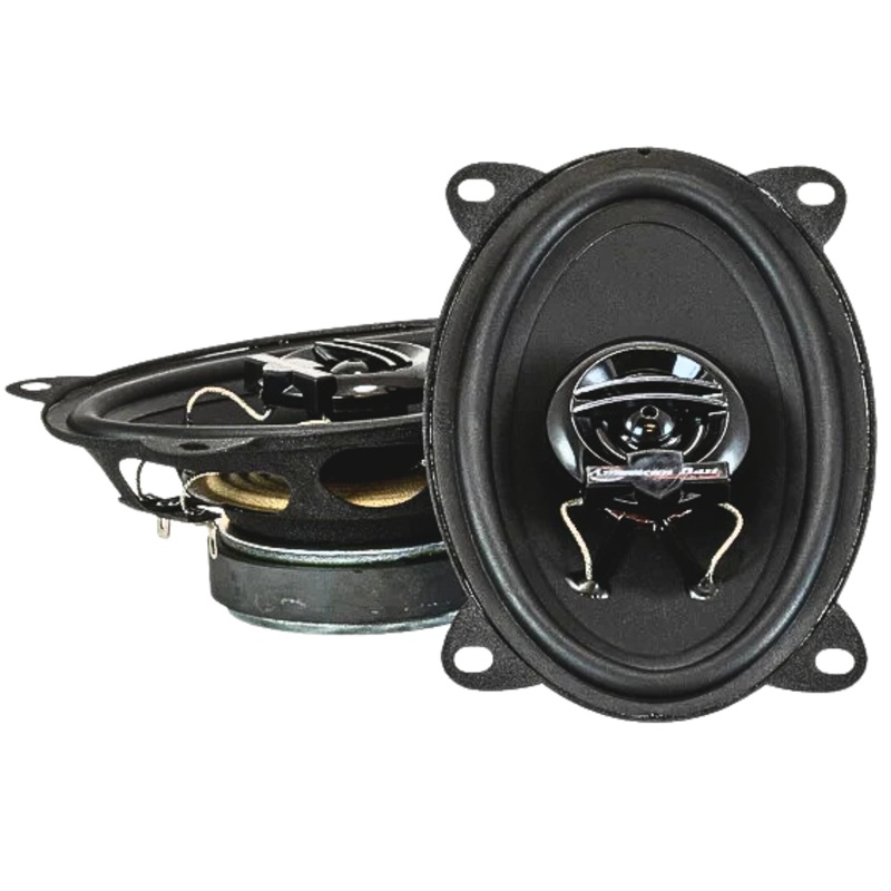 American Bass 4×6″ Pair of Symphony Series Coaxial 90 Watts Max Coaxial Speakers