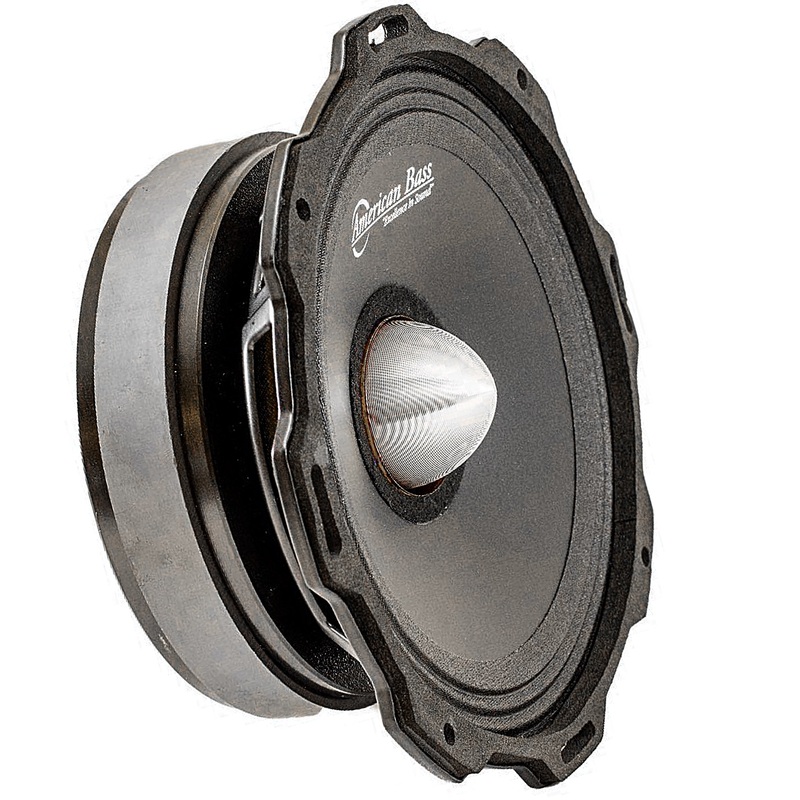 American Bass 6.5″ Midrange Speaker 600-Watt 4 Ohm Godfather Series GF-6.5L-MR