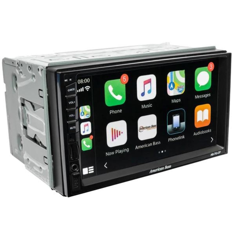 American Bass 7″ Touchscreen MP5 Apple CarPlay & Android Auto Compatibility