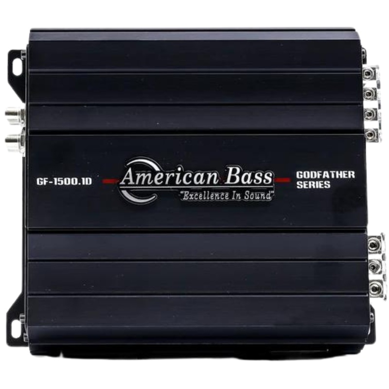 American Bass Godfather GF-15001D 1-Channel Class D 1508W Max Power Amplifier