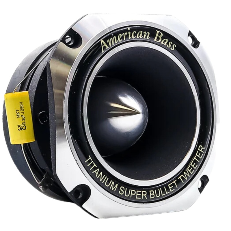 American Bass MX Bullet Tweeter MX444T 200W Max Output 4 ohm 100W RMS