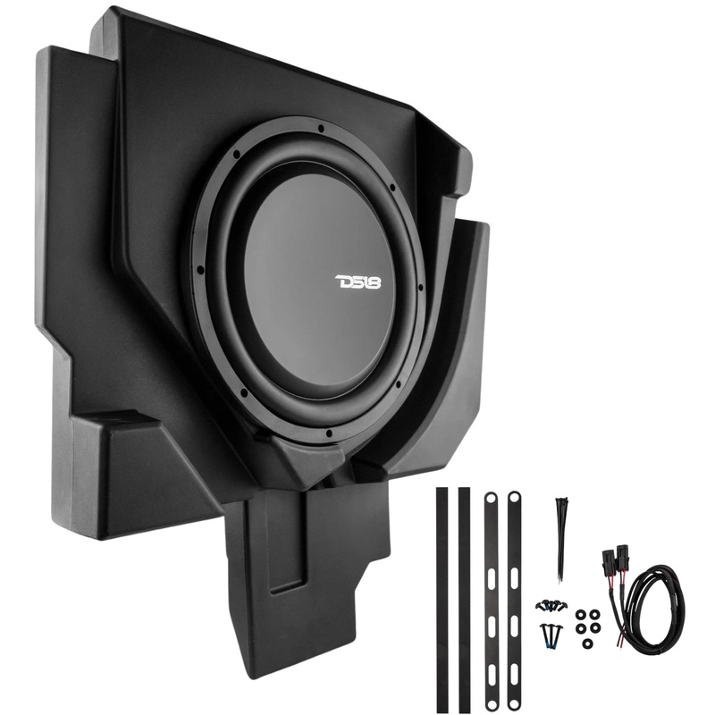DS18 12″ Can-am Maverick X3 Under Seat Passenger Side Loaded Subwoofer Enclosure